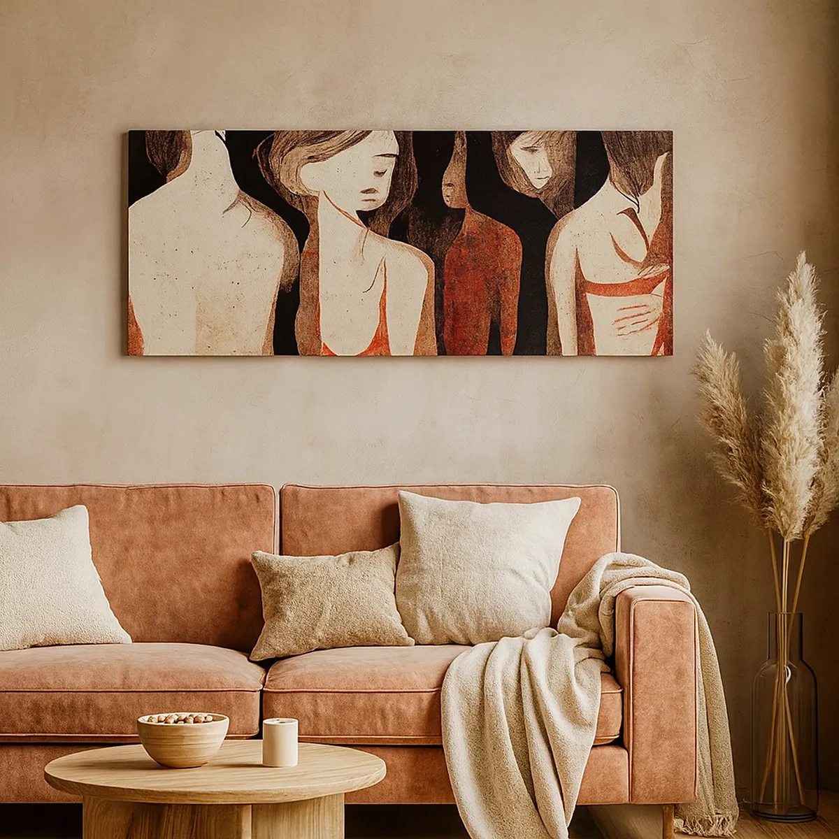 Impression sur toile - Image sur toile - Madones des ténèbres - 30x30 cm