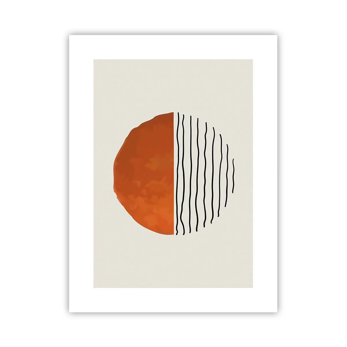 Affiche - Poster - Dans un climat japonnais - 30x40 cm