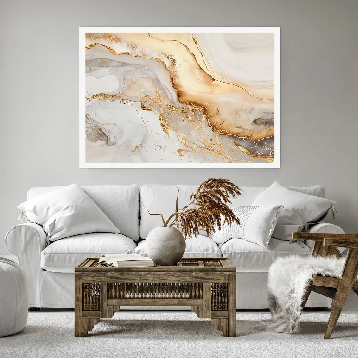 Affiche - Poster - Abstraction : beauté et bonté - 91x61 cm