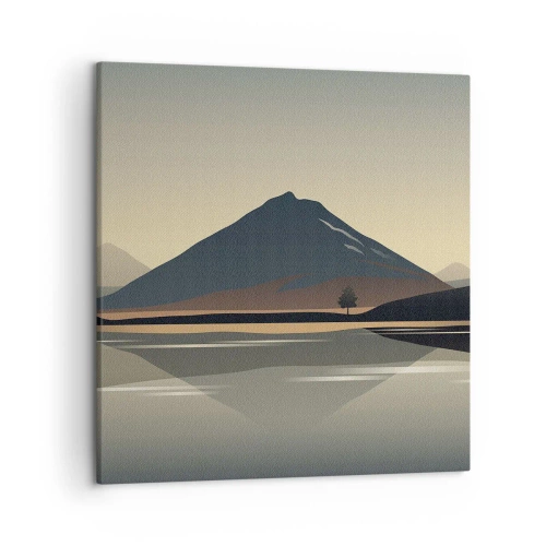 Impression sur toile - Image sur toile - Reflet de miroir - 50x50 cm