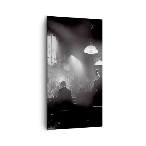 Impression sur toile - Image sur toile - Dans une ambiance jazz - 55x100 cm
