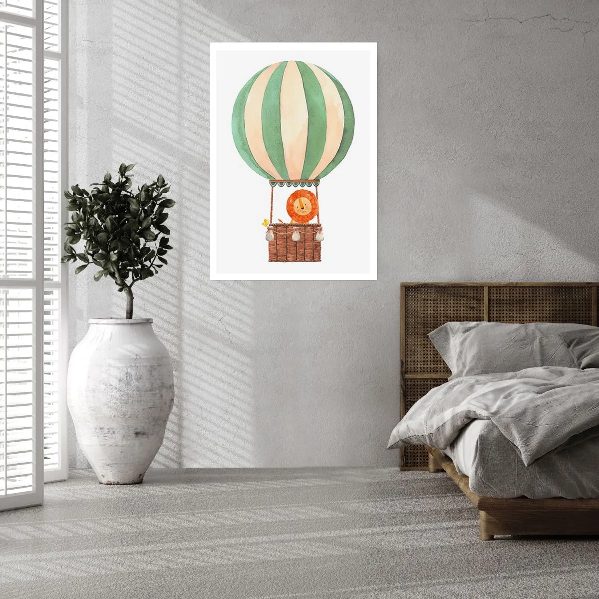 Affiche - Poster - Les voyages de Léon - 40x50 cm