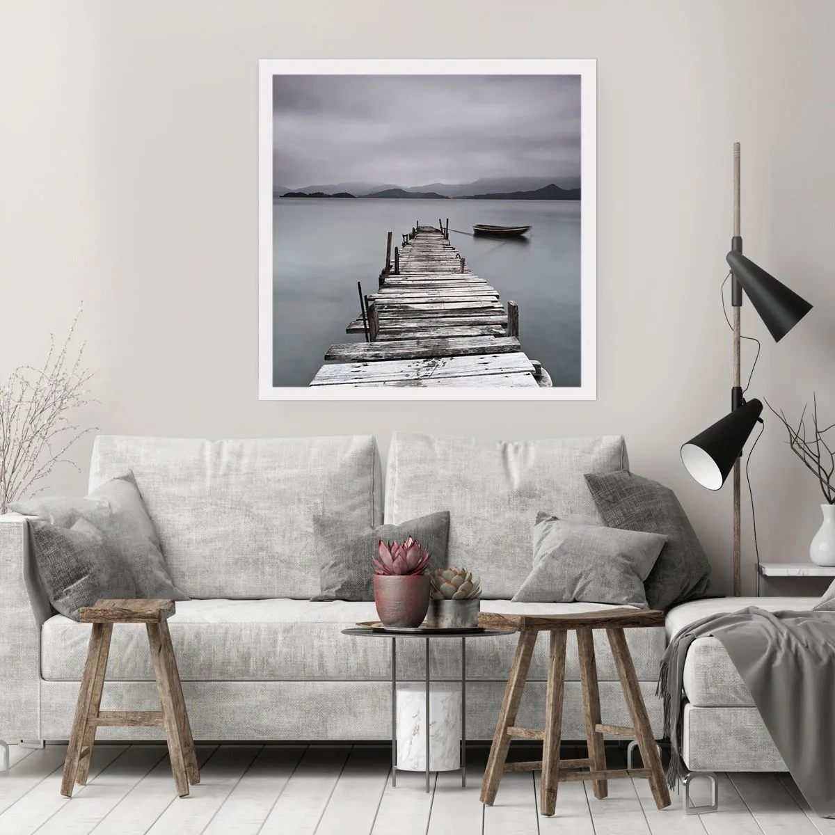 Affiche - Poster - Tu peux partir demain - 40x40 cm