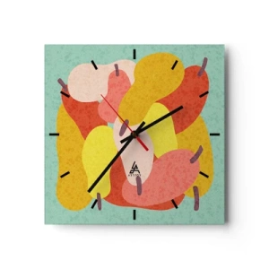 Horloge murale - Pendule murale - Essayez le soleil d'été - 40x40 cm