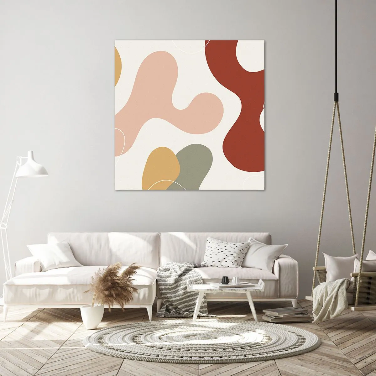 Impression sur toile - Image sur toile - Entrelac - 40x40 cm
