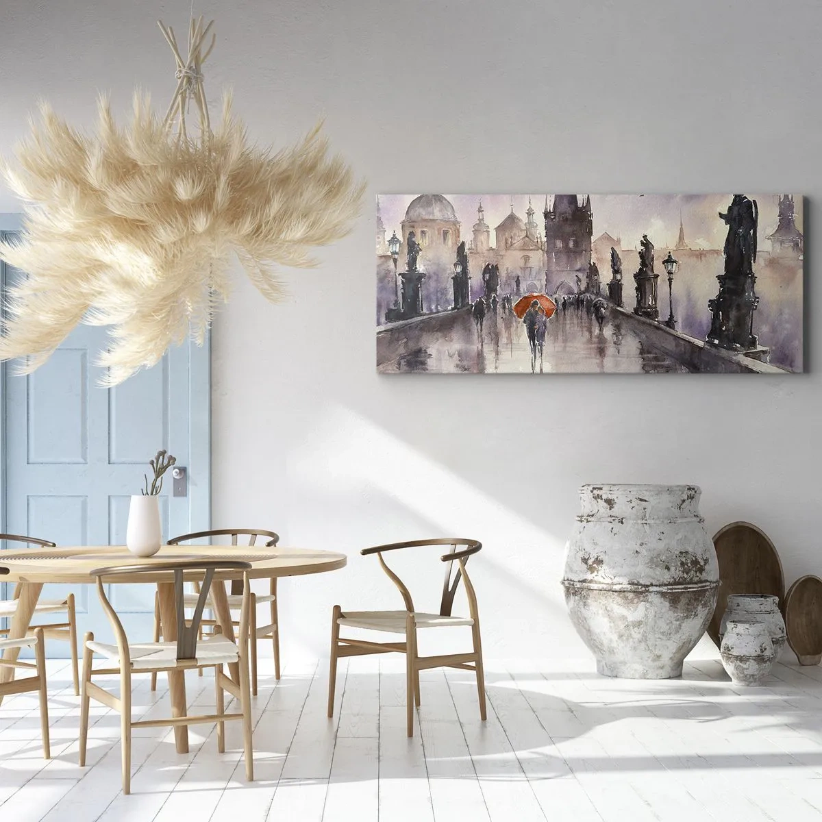 Impression sur toile - Image sur toile - Les gens ne changent pas - 90x30 cm