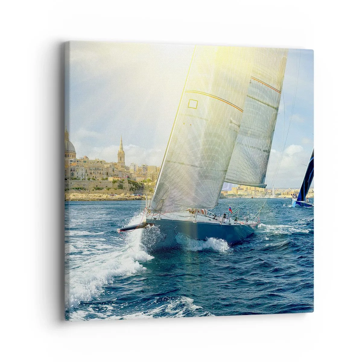 Impression sur toile - Image sur toile - Il est temps de quitter la ville - 40x40 cm