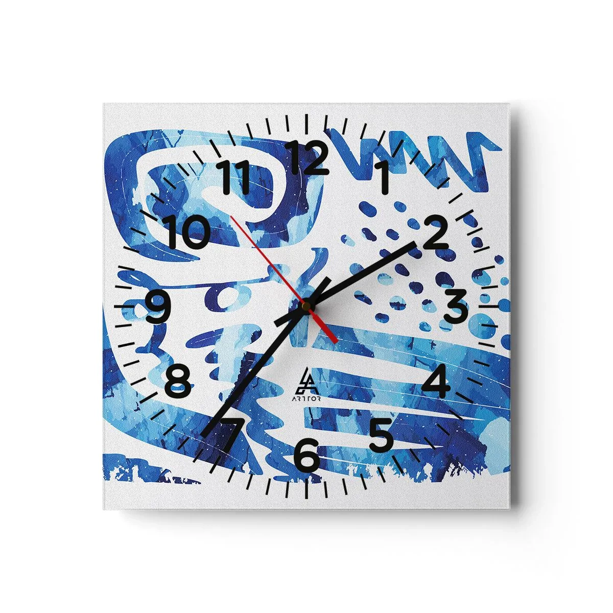 Horloge murale - Pendule murale - Retour aux racines - 40x40 cm