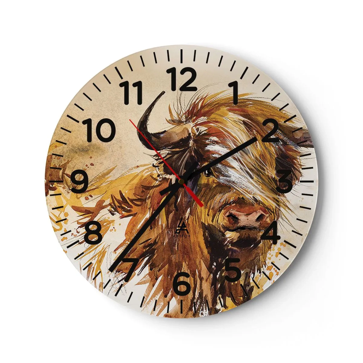 Horloge murale - Pendule murale - Fierté du chasseur - 30x30 cm