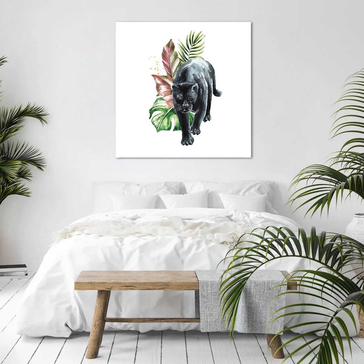 Impression sur toile - Image sur toile - Sauvagerie du coeur - 60x60 cm