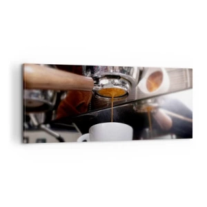 Impression sur toile - Image sur toile - Bon moment de la journée - 100x40 cm