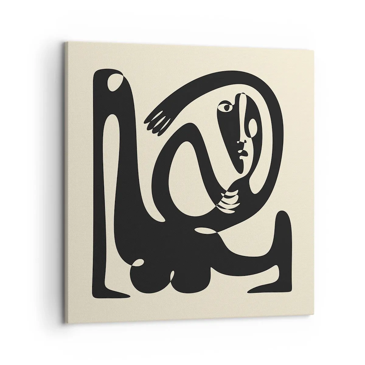 Impression sur toile - Image sur toile - Presque du Picasso - 50x50 cm