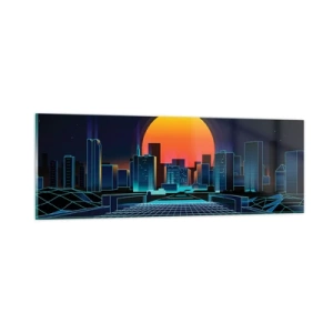 Impression sur verre - Image sur verre - Vous voulez toujours passer au réel ? - 90x30 cm