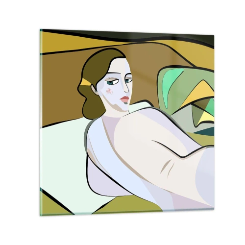 Impression sur verre - Image sur verre - Portrait intime - 70x70 cm