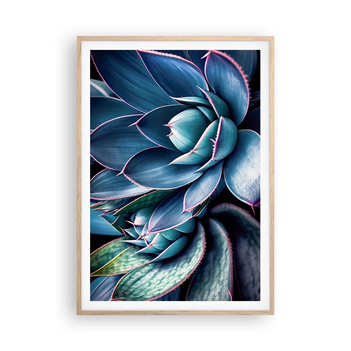 Affiche dans un chêne clair - Poster - Force vital - 70x100 cm