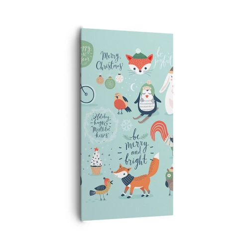 Impression sur toile - Image sur toile - Que ce soit toujours Noël ! - 65x120 cm