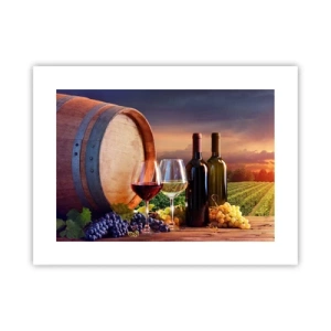 Affiche - Poster - Ici la vie a du goût - 40x30 cm