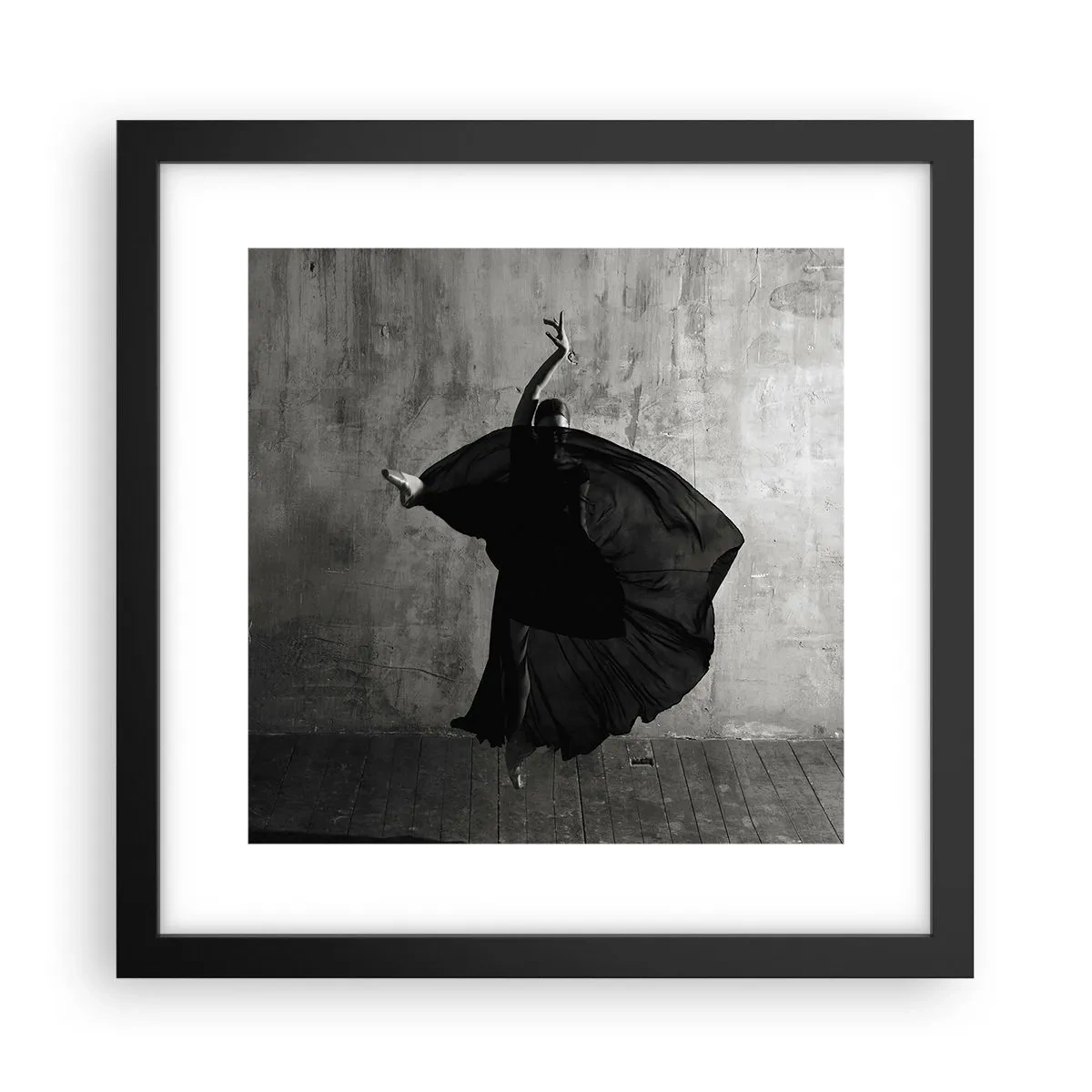Affiche dans un cadre noir - Poster - Pas plein de passion - 30x30 cm
