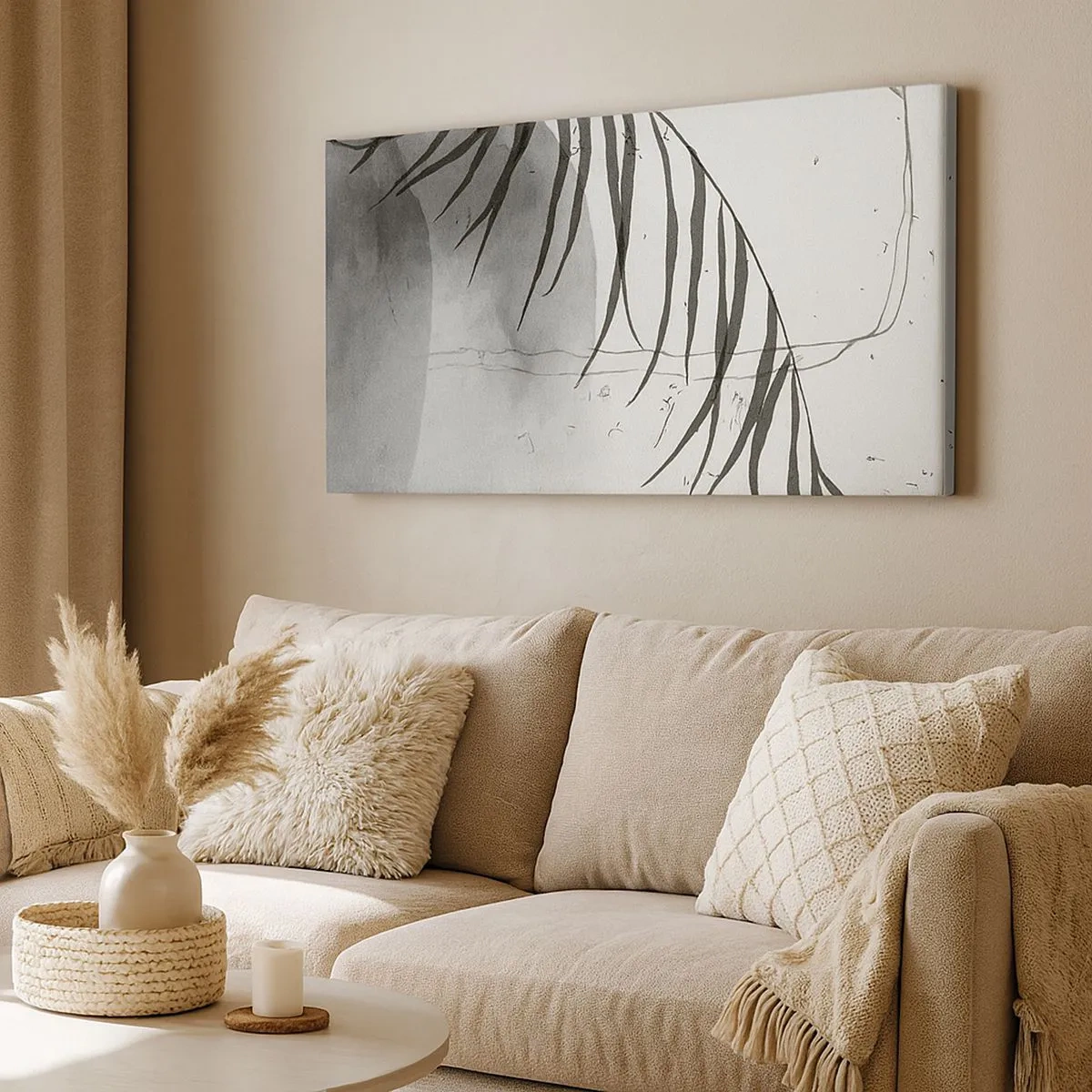 Impression sur toile - Image sur toile - L'exotisme subtil de la nature - 100x40 cm
