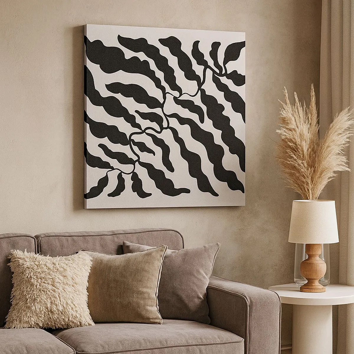 Impression sur toile - Image sur toile - La nature du carré - 30x30 cm