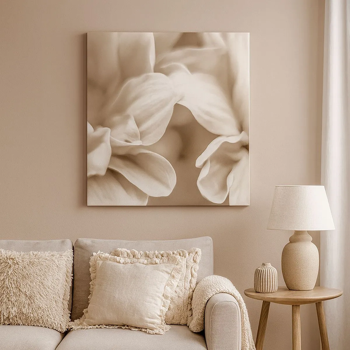 Impression sur toile - Image sur toile - Doux comme un sourire - 30x30 cm