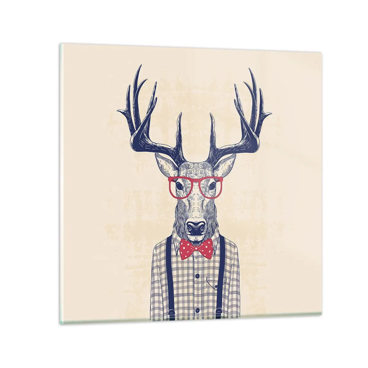 Impression sur verre - Image sur verre - Une extravagance amusante - 60x60 cm