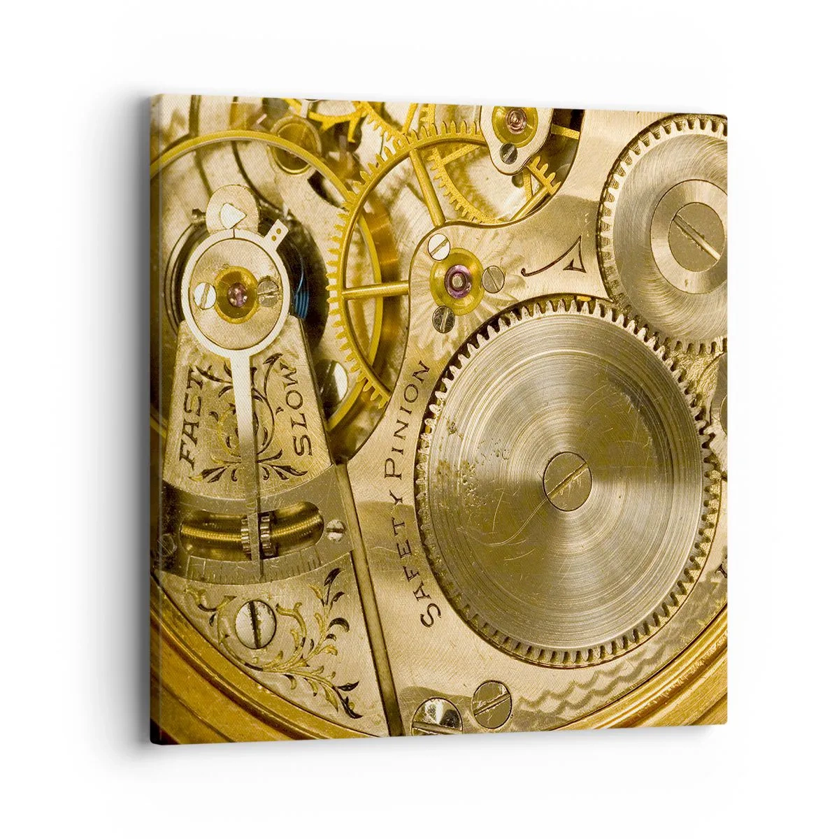 Impression sur toile - Image sur toile - Marcher avec son temps - 40x40 cm