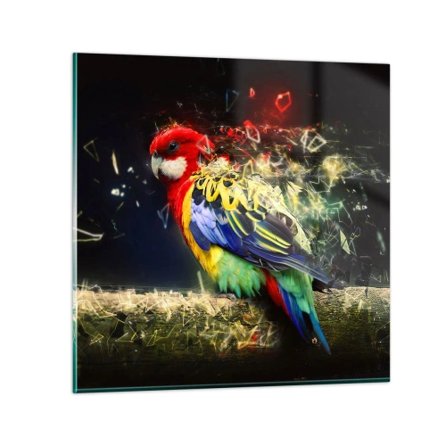 Impression sur verre - Image sur verre - Messager d'éclat - 30x30 cm