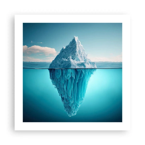 Affiche - Poster - Reine de Glace - 50x50 cm