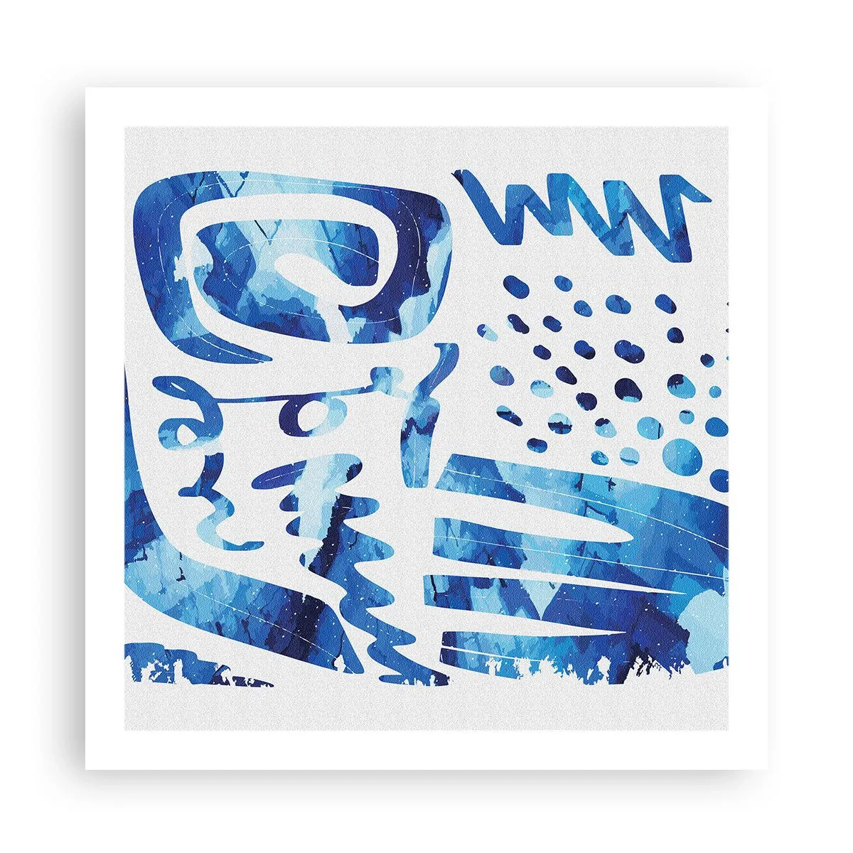 Affiche - Poster - Retour aux racines - 60x60 cm