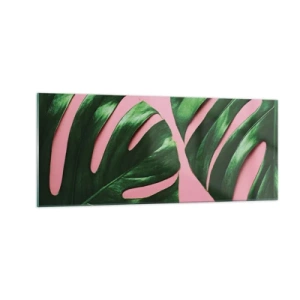 Impression sur verre - Image sur verre - Rendez-vous vert - 100x40 cm