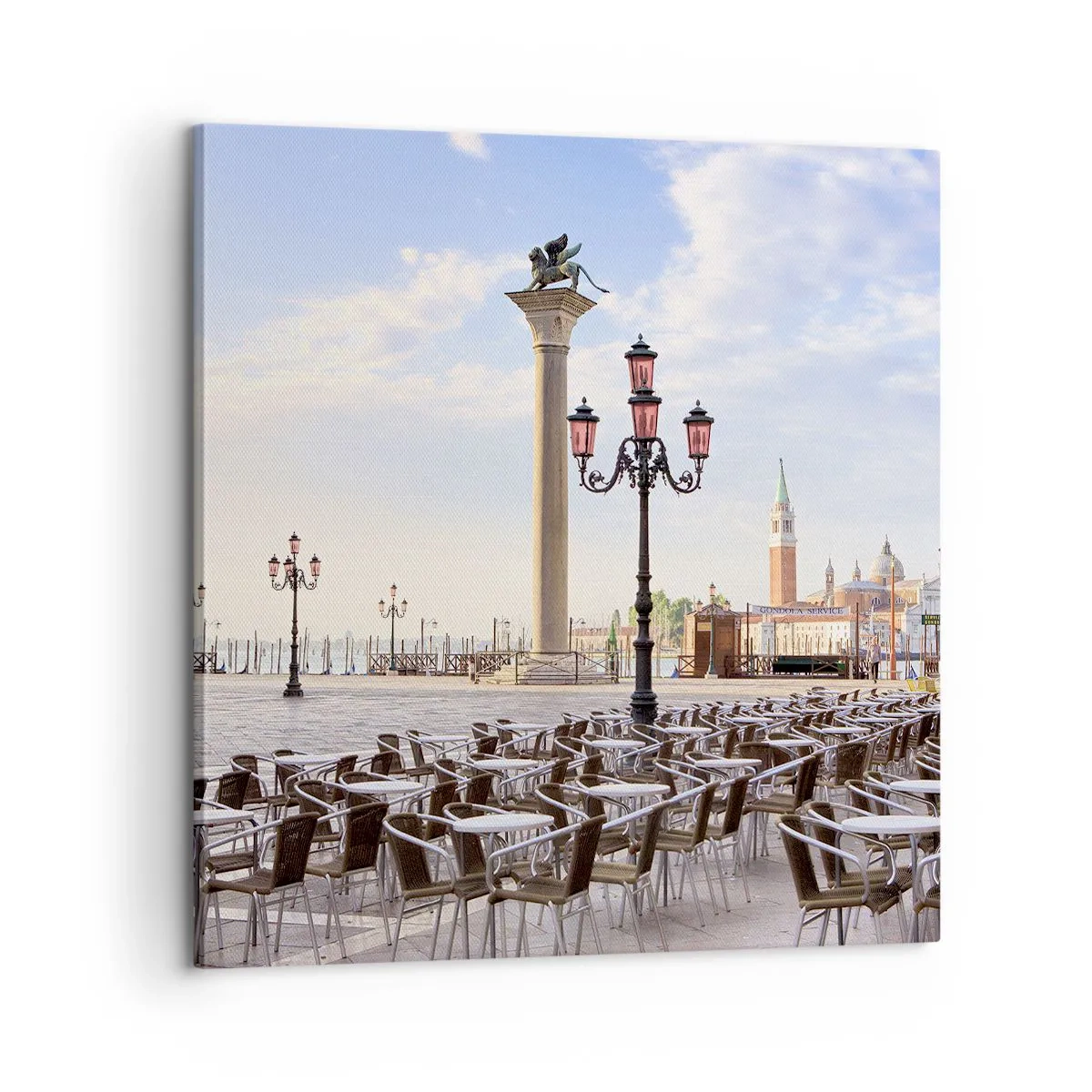 Impression sur toile - Image sur toile - Nous vous invitons, tout est prêt - 60x60 cm