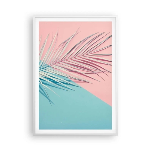 Affiche dans un cadre blanc - Poster - Impression tropicale - 70x100 cm