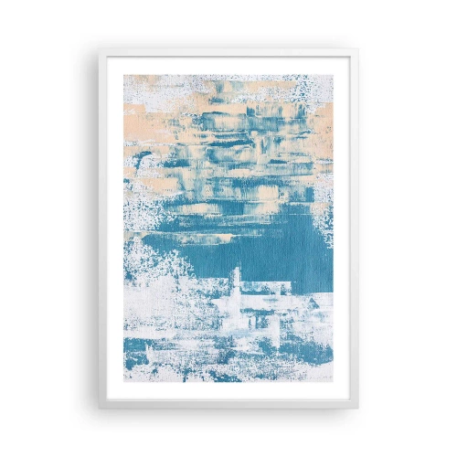 Affiche dans un cadre blanc - Poster - À travers un iceberg - 50x70 cm