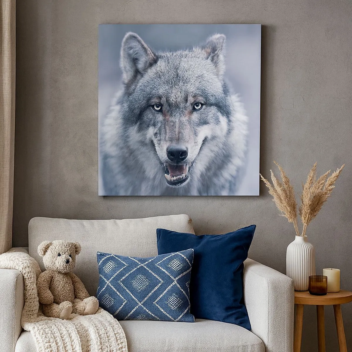 Impression sur toile - Image sur toile - Relèverez-vous le défi ? - 30x30 cm