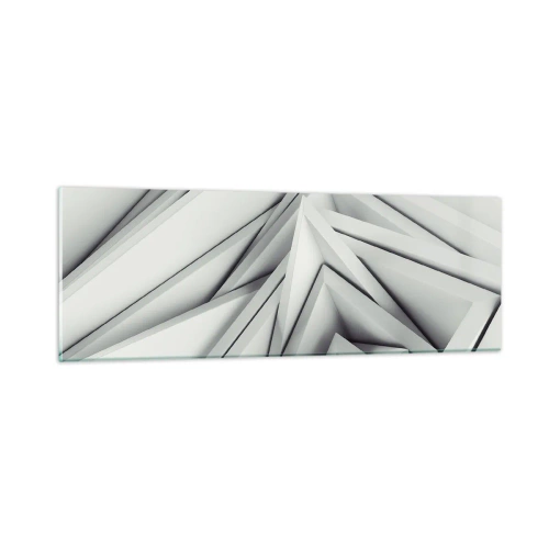Impression sur verre - Image sur verre - Bourgeon d’angles vifs - 90x30 cm