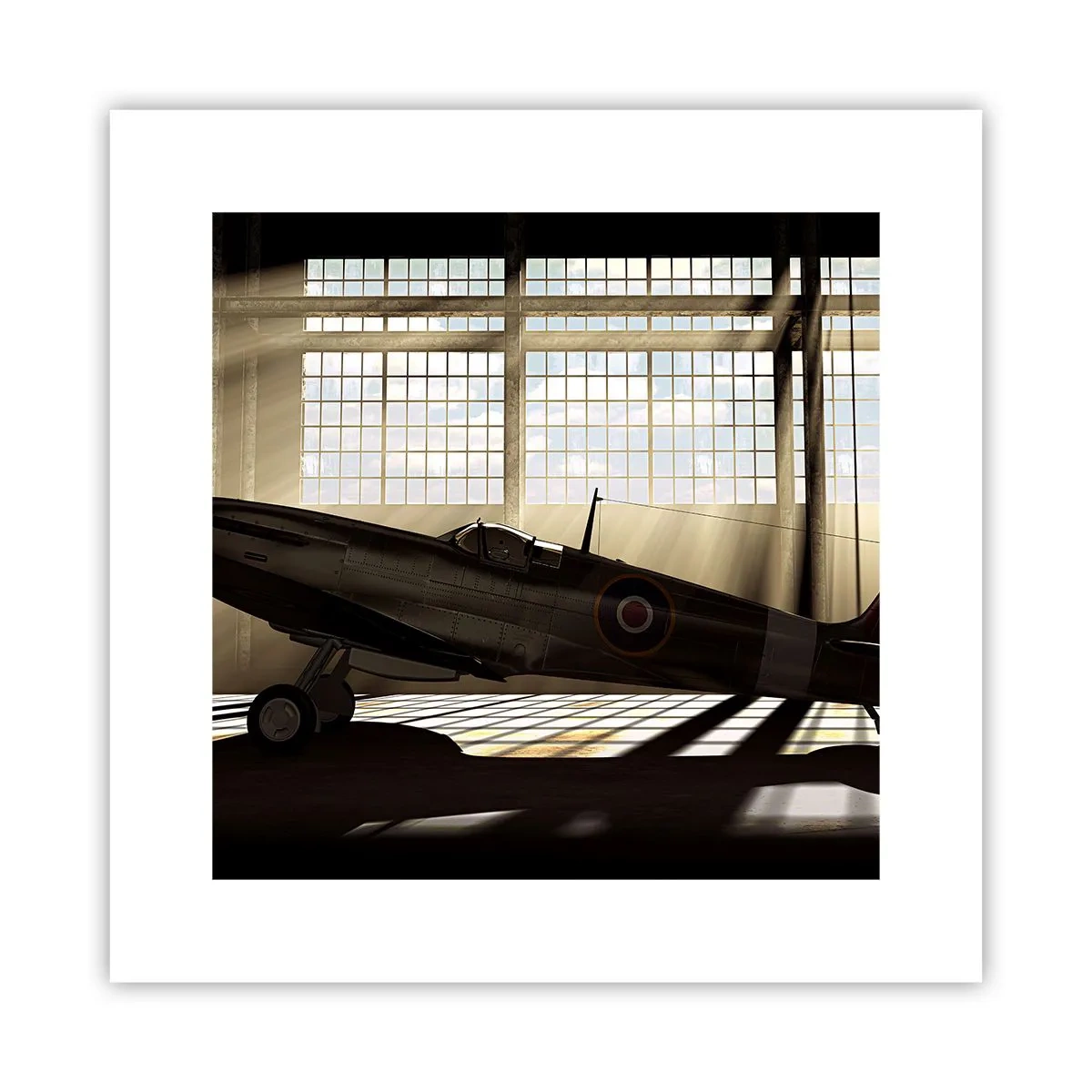 Affiche - Poster - Le repos du guerrier - 30x30 cm