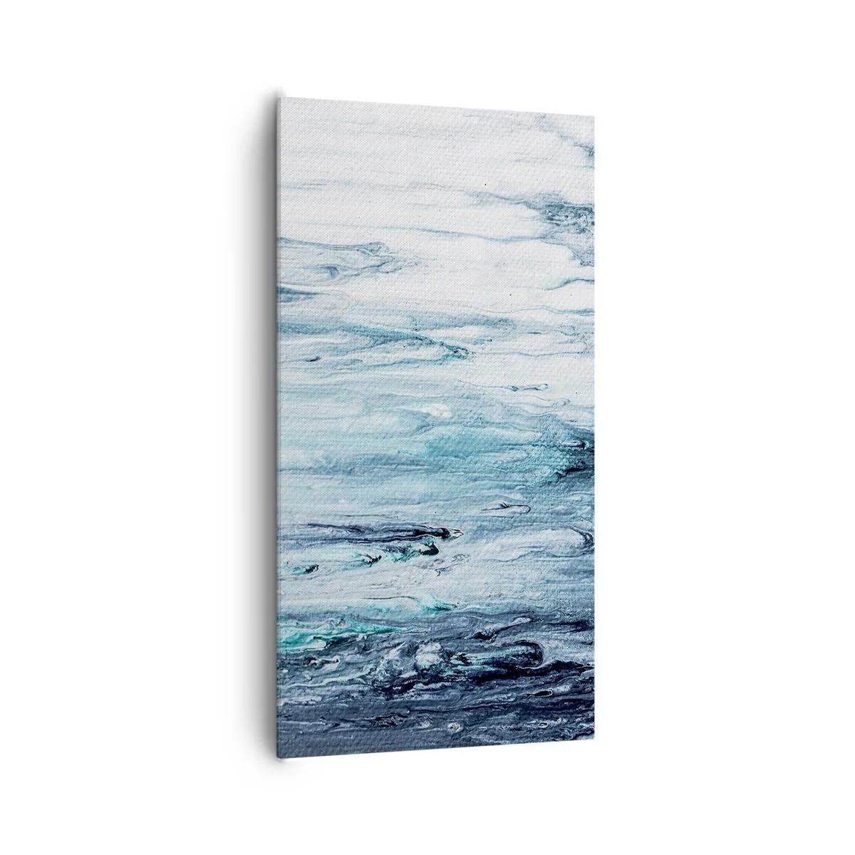 Impression sur toile - Image sur toile - Une glace bleue - 65x120 cm