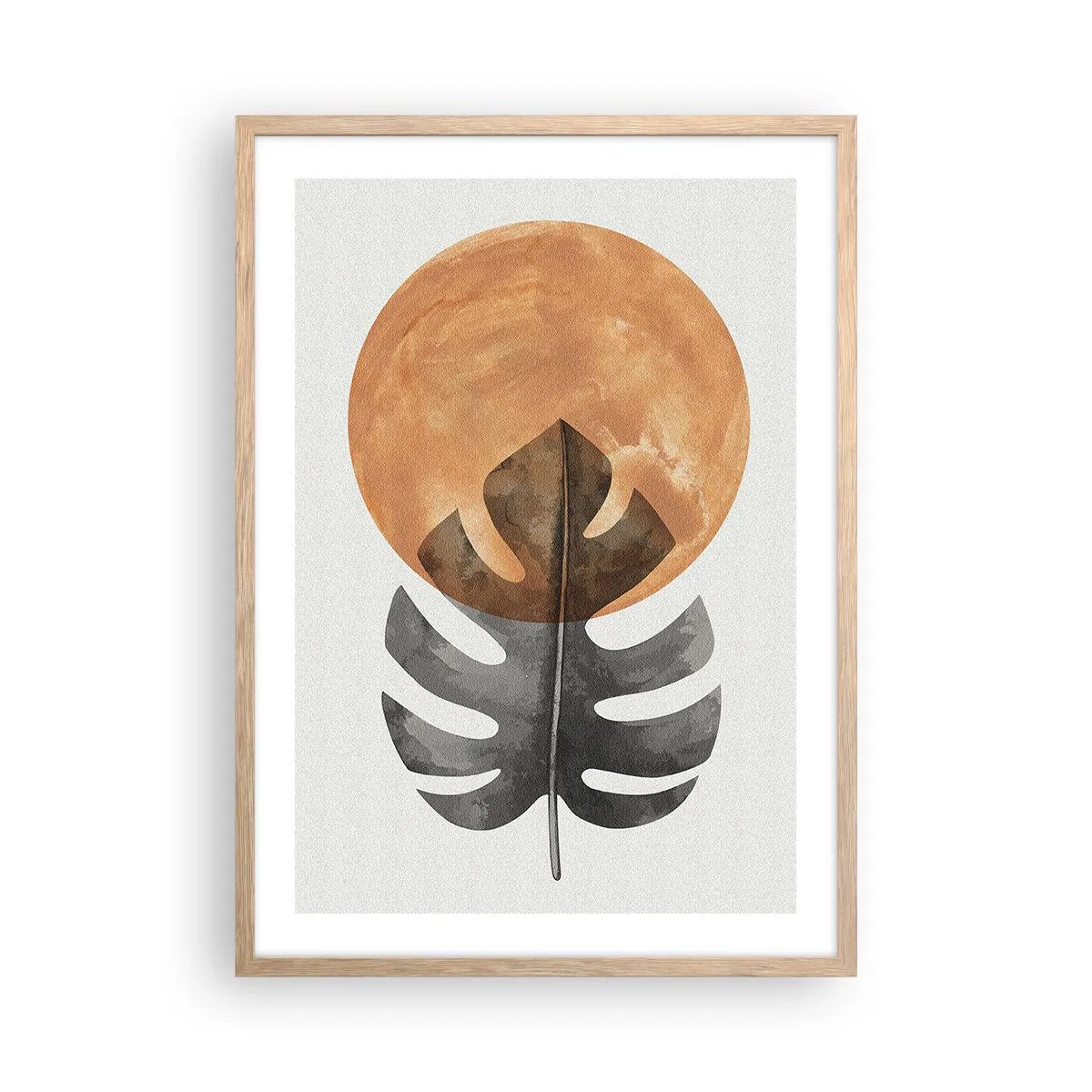 Affiche dans un chêne clair - Poster - Toujours le soleil - 50x70 cm