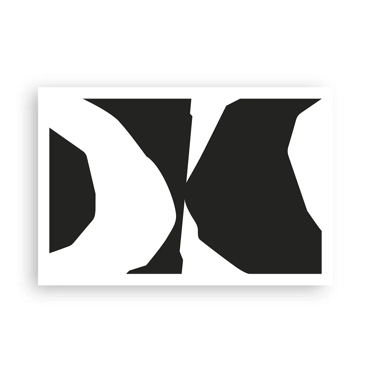 Affiche - Poster - Positif négatif - 91x61 cm