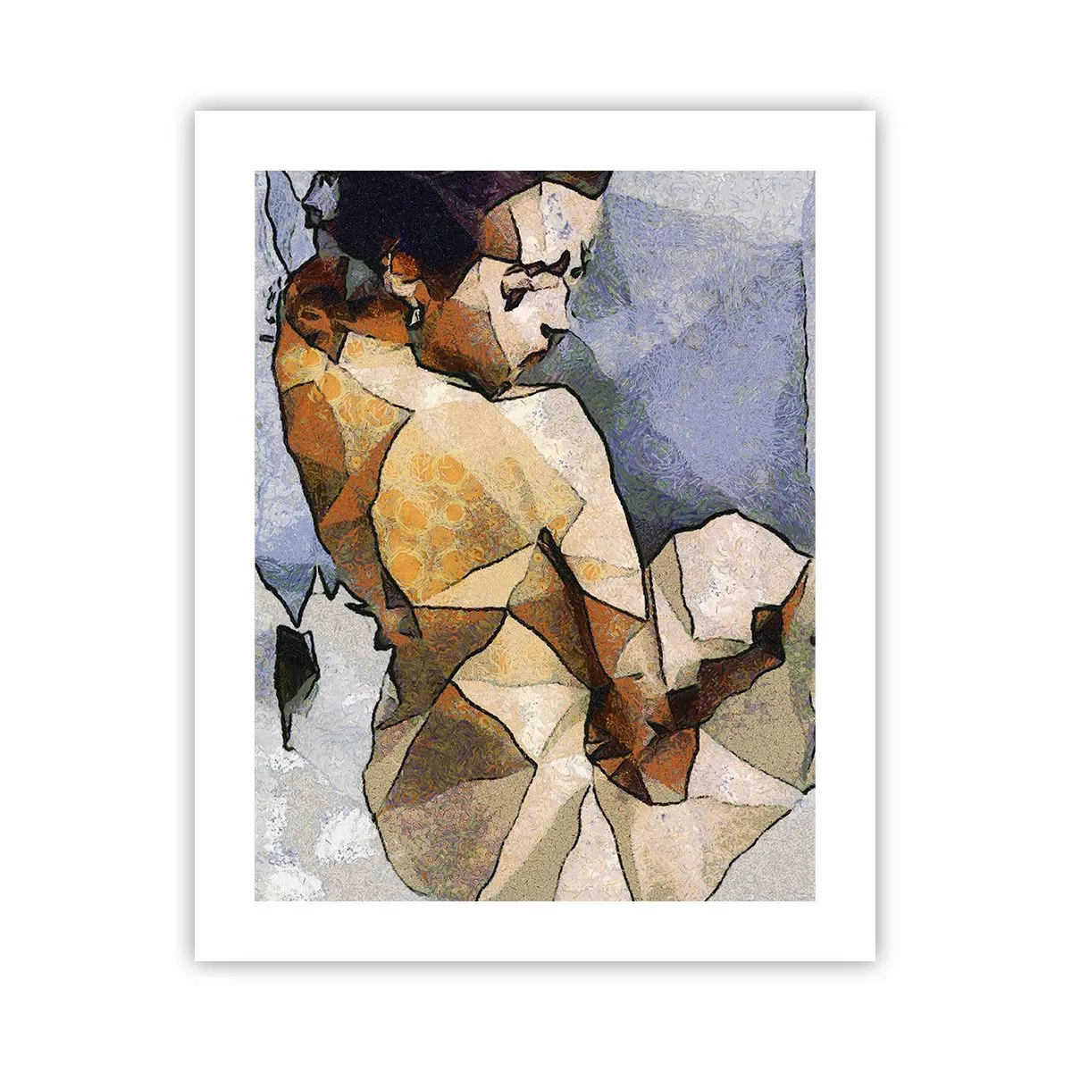 Affiche - Poster - Dans l'esprit du cubisme - 40x50 cm