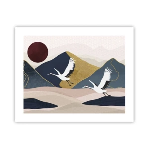 Affiche - Poster - Encore une fois, la journée s'est ÉCOULÉE - 50x40 cm