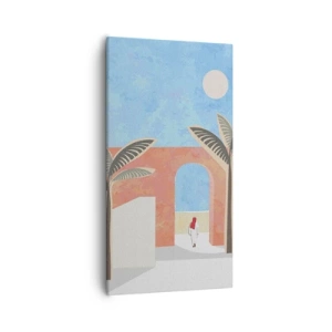 Impression sur toile - Image sur toile - Journée arabe - 55x100 cm