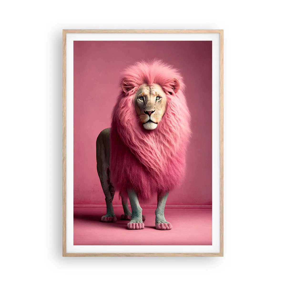 Affiche dans un chêne clair - Poster - Et tu n'as plus peur - 70x100 cm