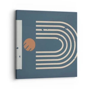 Impression sur toile - Image sur toile - Géométrie sur la grenade - 30x30 cm