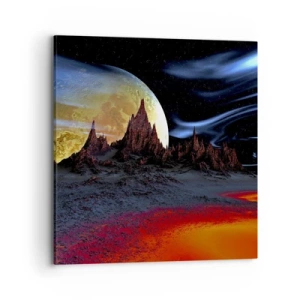 Impression sur toile - Image sur toile - Monde inconnu - 70x70 cm