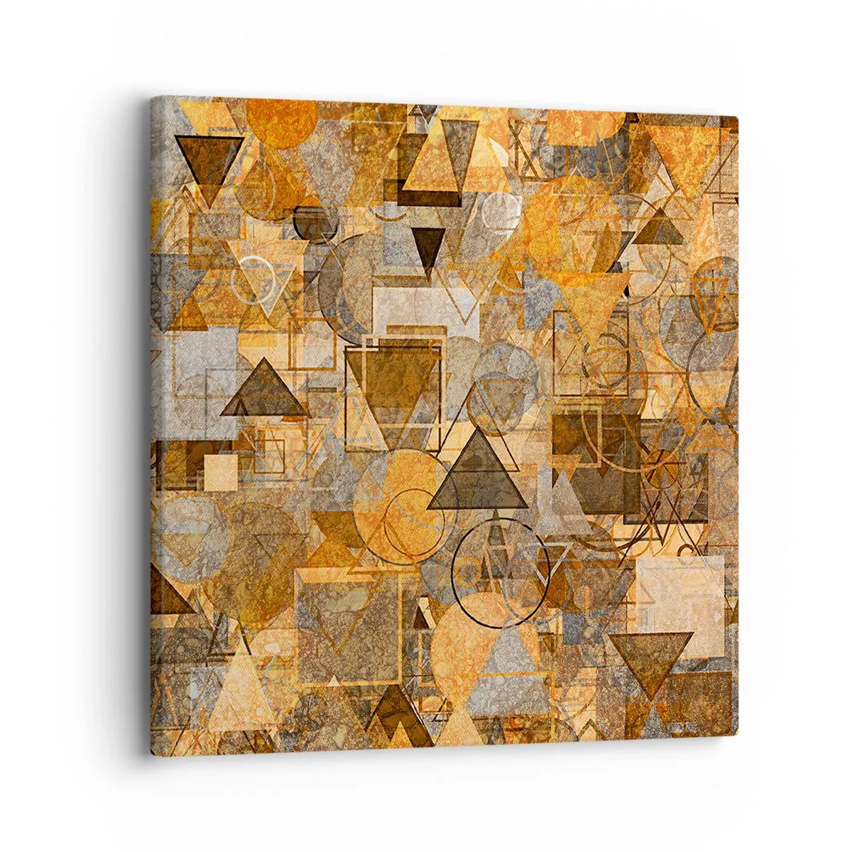 Impression sur toile - Image sur toile - Le monde en forme - 30x30 cm