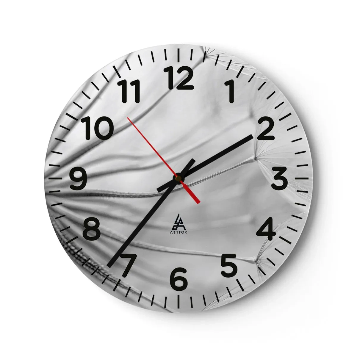 Horloge murale - Pendule murale - Aigrette avant son envol - 40x40 cm