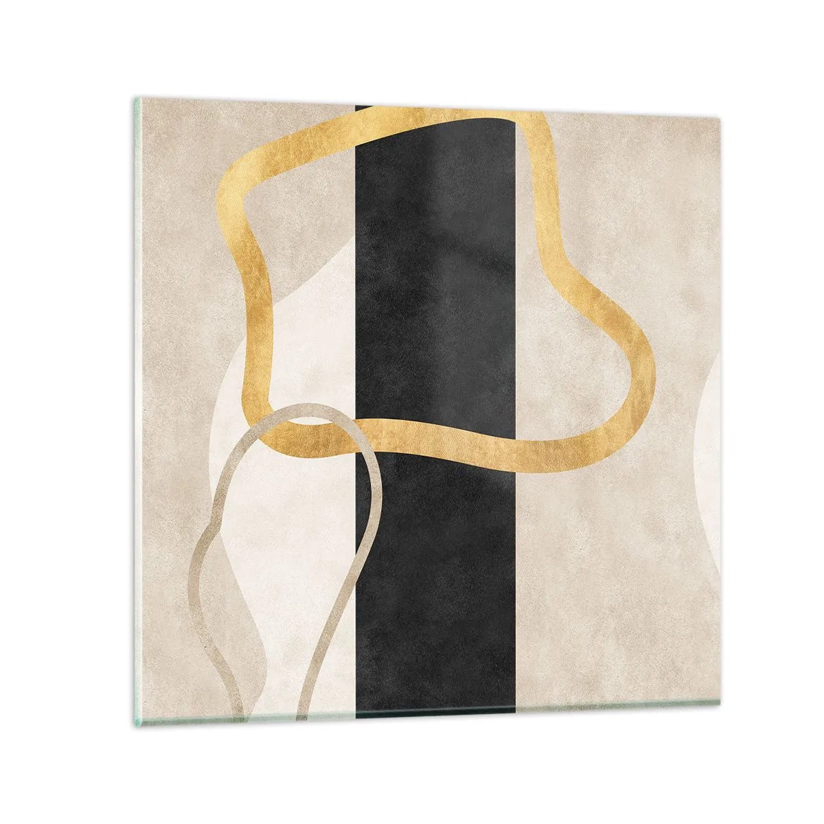 Impression sur verre - Image sur verre - Formes emmellées - 60x60 cm