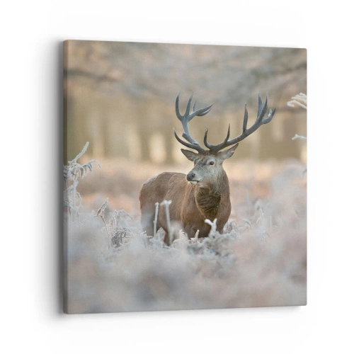 Impression sur toile - Image sur toile - Une matinée animée - 40x40 cm